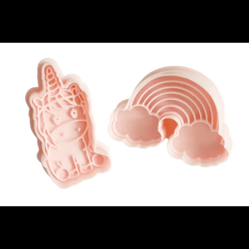 Emporte Pièce - Découpoir Pâtisserie*SCRAPCOOKING 2 Emporte-pièces avec éjecteurs Licorne