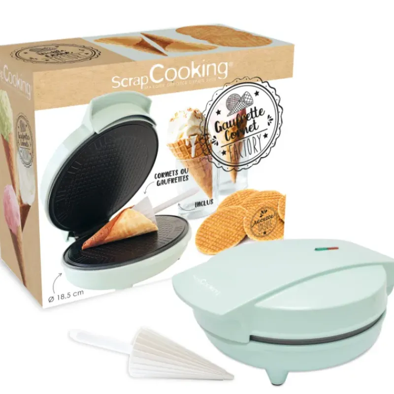 Gaufrier*SCRAPCOOKING Appareil à Gaufrettes Waffle Factory