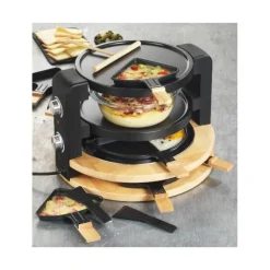 Crêpière Eléctrique*KITCHENCHEF Appareil à Raclette Multifonction, Grill & Crêpière