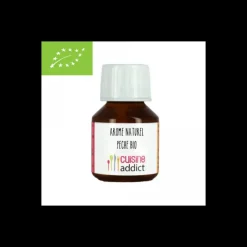 Produits Bio|Arômes Alimentaires*CUISINEADDICT Arôme Alimentaire Bio Pêche 58 ml