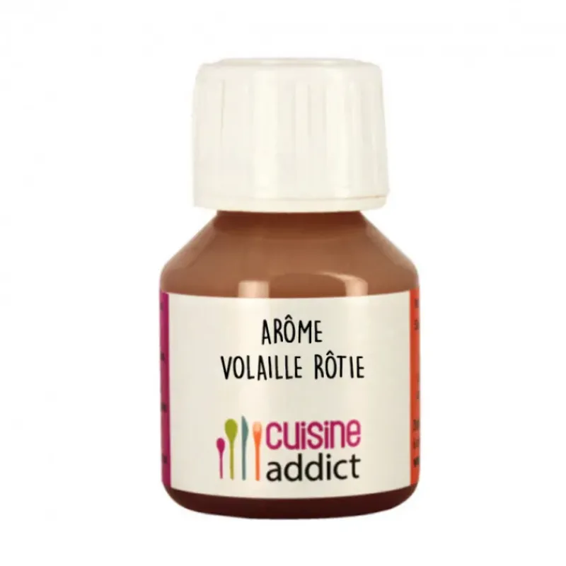 Arômes Alimentaires*CUISINEADDICT Arôme alimentaire Volaille rôtie 58 ml
