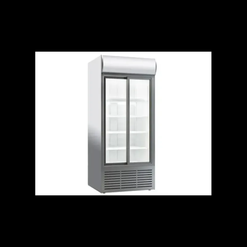 Buffet Self Service*KLIMASAN Armoire à Boisson Réfrigérée Positive 680 L 2 Portes vitrée