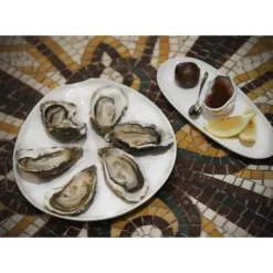 Servir, Présenter|Vaisselle*REVOL Assiette à Huîtres Blanche 26 x 24 cm Impulse