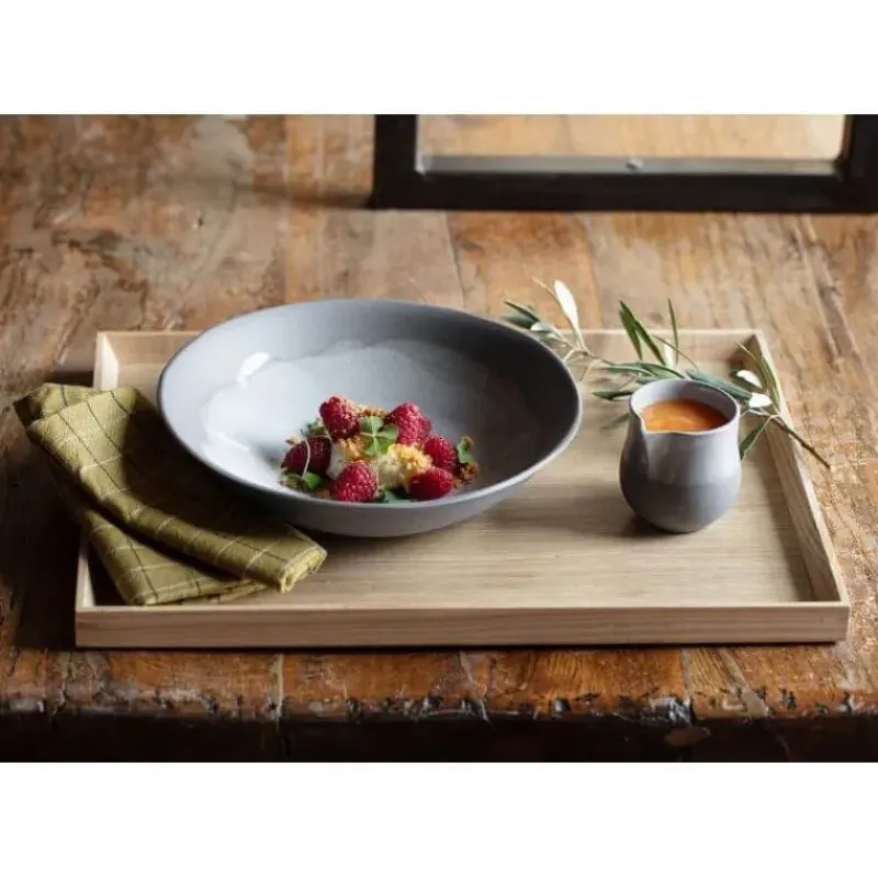 Vaisselle*REVOL Assiette Creuse Céramique Blanc Arctique 24 cm No.W