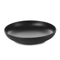 Vaisselle*REVOL Assiette Creuse Porcelaine Noire 23 cm Adélie