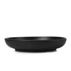 Vaisselle*REVOL Assiette Creuse Porcelaine Noire 23 cm Adélie