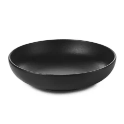 Vaisselle*REVOL Assiette Creuse Porcelaine Noire 17 cm Adélie