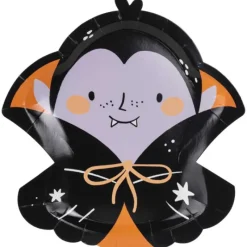 Vaisselle*FUNCAKES Assiettes en Carton Dracula Partydeco (x6)