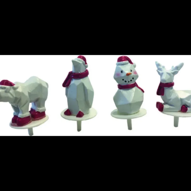 Décoration Gâteau*CUISINEADDICT Assortiment Décors Bûche Origami (x50)