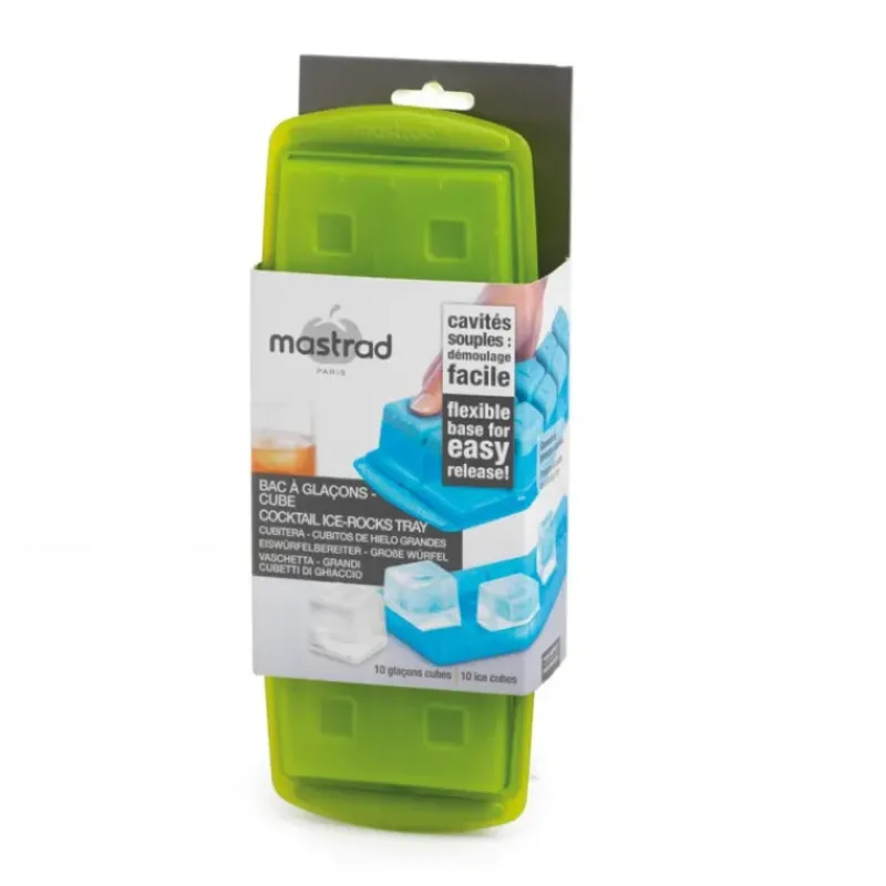 Accessoires Bar*MASTRAD Bac à Glaçons Gros Cubes à fond souple (x1)
