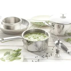Casseroles*DE BUYER Batterie Cuisine Induction Casserole Inox Ø 16-18-20 cm Milady