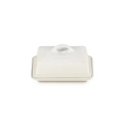 Servir, Présenter*LE CREUSET BeurrierCéramique avec Couvercle Meringue