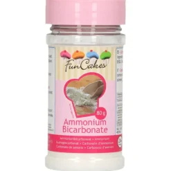 Levures|Additifs Alimentaires*FUNCAKES Bicarbonate d'Ammonium 80g