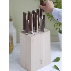 Rangement Couteaux|Blocs Et Portes Couteaux*OPINEL Bloc à Couteaux Hêtre pour 9 Couteaux