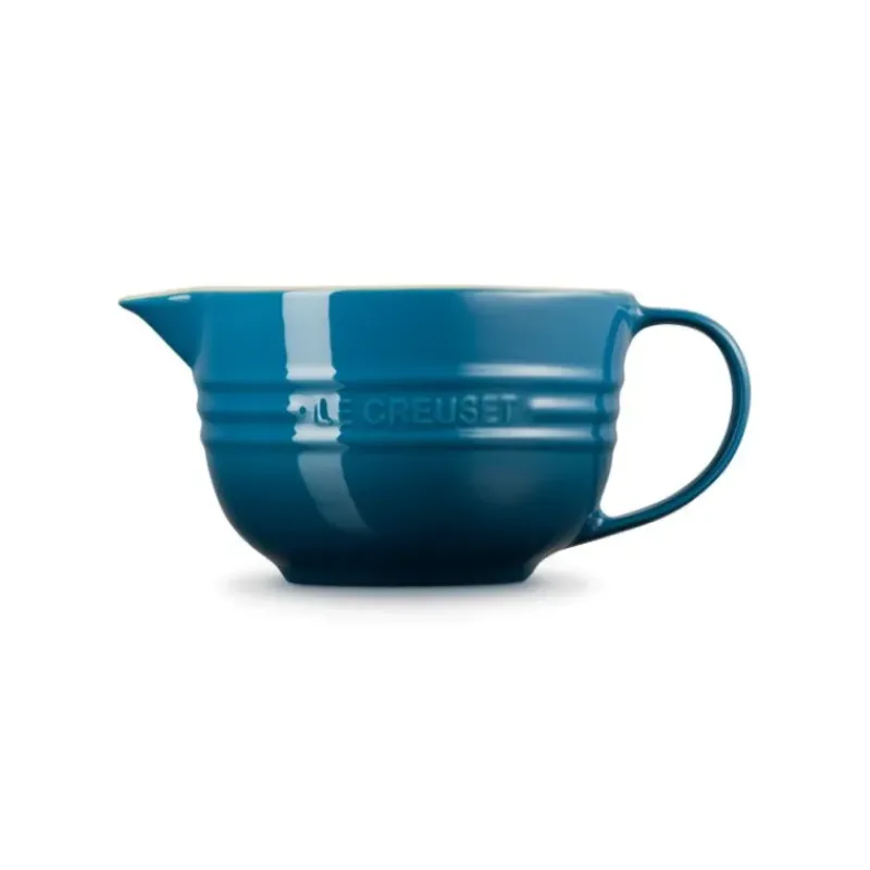 Vaisselle*LE CREUSET Bol Mélangeur en Céramique 2 L Deep Teal