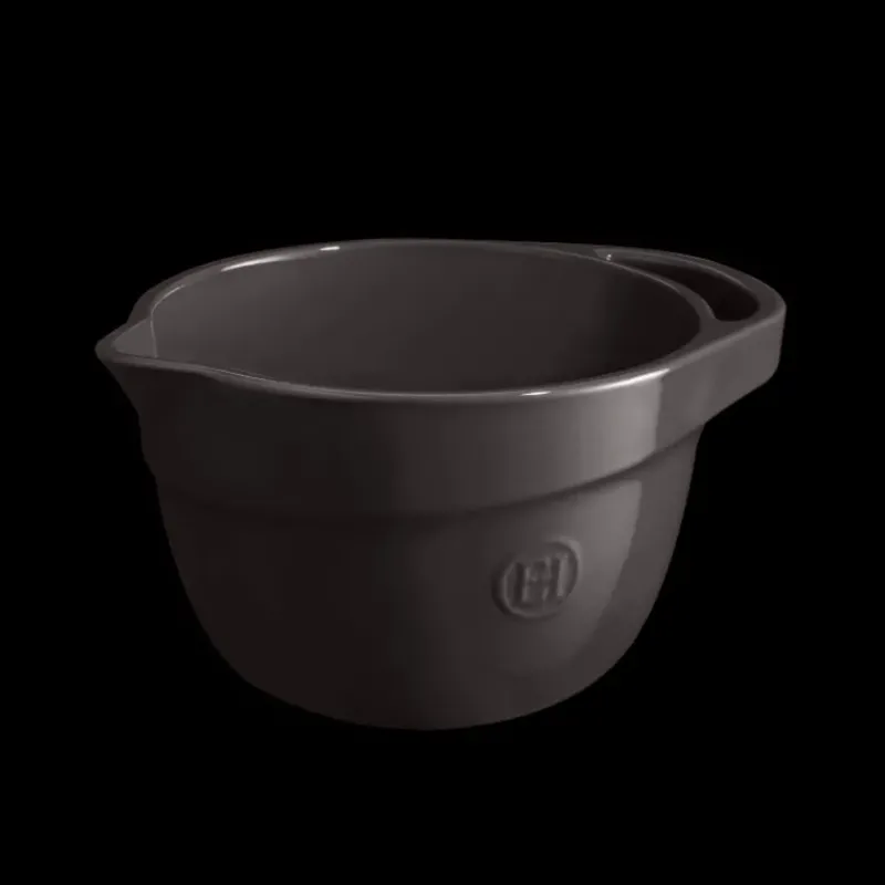 Bassines De Cuisine*EMILE HENRY Bol Pâtissier en Céramique 2,5 L Fusain