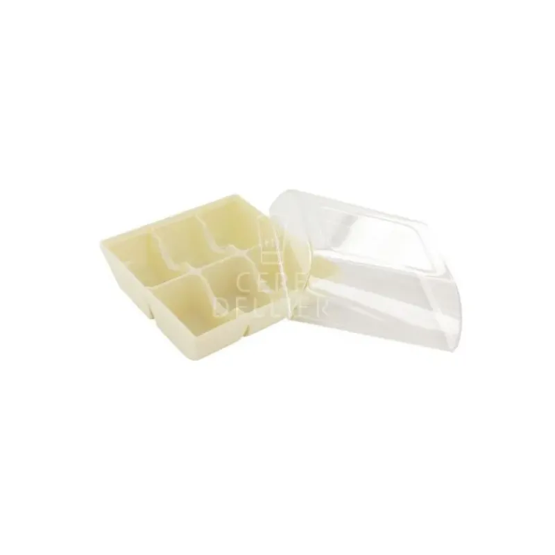 Emballage Alimentaire*GATODECO Boîte Blanche pour 6 Macarons Gatodéco