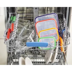 Conservation*MASTRAD Boîte de Conservation Connectée avec Compartiments 1,45 L Bleu Stor'eat