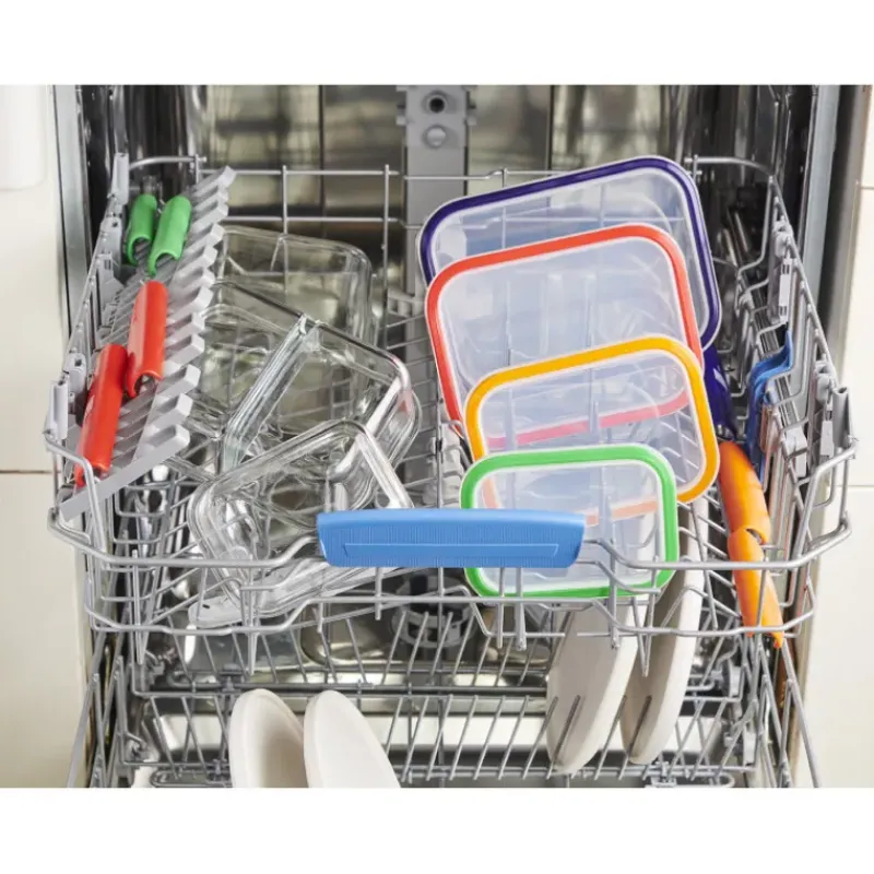 Conservation*MASTRAD Boîte de Conservation Connectée avec Compartiments 1,45 L Bleu Stor'eat