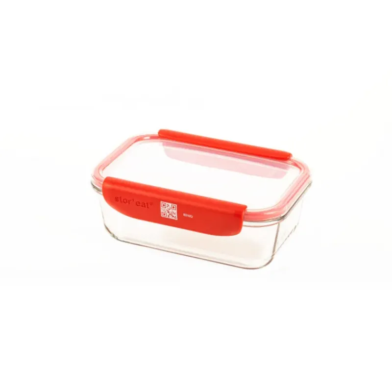 Conservation*MASTRAD Boîte de Conservation Connectée 1,04 L Rouge Stor'eat