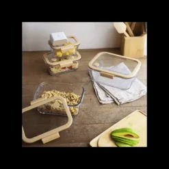 Conservation*PEBBLY Boîte de Conservation en Verre Sous-Vide 1900 ml