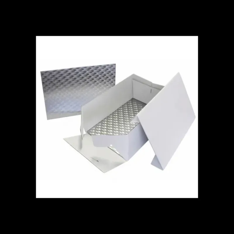 Emballage Alimentaire*PME Boîte Pâtissière avec Support à Gâteau Rectangulaire 33 x 22,8 cm