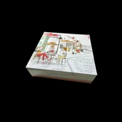 Emballage Alimentaire*CUISINEADDICT Boîte pâtissière Balade Gourmande - 28 x H 8 cm - (x50)