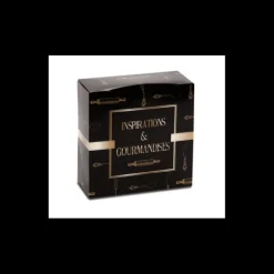 Emballage Alimentaire*CUISINEADDICT Boîte pâtissière Inspirations et Gourmandises - 22 x H 8 cm - (x50)