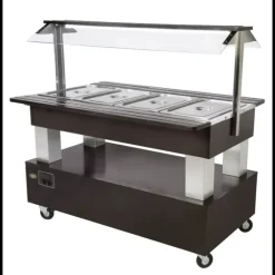 Buffet Self Service*ROLLER GRILL Buffet Chaud Central 20 à 90°C 1420 x 950 x 1370 mm