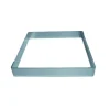 Cercle À Patisserie*MALLARD FERRIERE Cadre à Entremets Inox 26 x 26 cm x H 3,5 cm Mallard