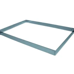 Cercle À Patisserie*MALLARD FERRIERE Cadre à Pâtisserie Inox 57 x 37 cm x H 3,5 cm Mallard