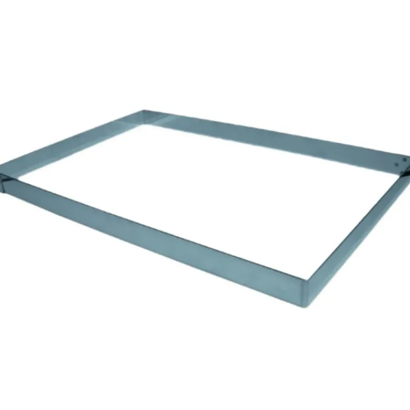 Cercle À Patisserie*MALLARD FERRIERE Cadre à Pâtisserie Inox 57 x 37 cm x H 3,5 cm Mallard
