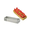 Cercle À Patisserie*MALLARD FERRIERE Cadre à Tarte Rectangle Inox Perforé 20x7 cm H.2 cm