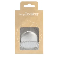 Moules En Papier*SCRAPCOOKING Caissettes Argentées (x48)