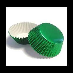 Machine À Pain*HOUSE OF MARIE Caissettes Cupcakes Vert Métallique (x24)