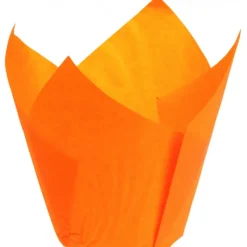 Moules En Papier*NORDIA Caissettes en Papier Tulipcup Orange Ø 5 cm H 8 cm (x200)