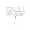 Décoration Gâteau*PATISDECOR Cake Topper Bonne Fête Maman sur Pic (x30) Patisdécor