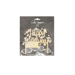 Décoration Gâteau*SCRAPCOOKING Cake Topper Happy New Year Led
