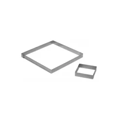 Cercle À Patisserie*MALLARD FERRIERE Carré à tarte Inox 10 x 10 cm Mallard