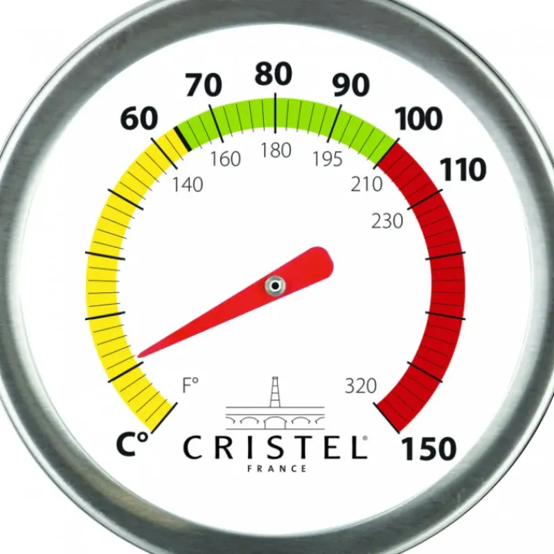 Cuiseur Vapeur|Casseroles*CRISTEL Casserole et Cuit Vapeur Inox Ø 24 cm Anses Olivier Biome