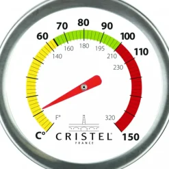 Casseroles*CRISTEL Casserole et Cuit Vapeur Inox Ø 20 cm Anses Noyer Biome