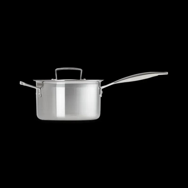Casseroles*LE CREUSET Casserole Inox avec Couvercle 18 cm