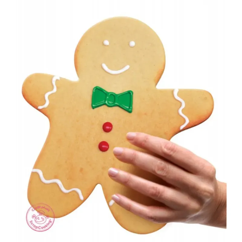 Cercle À Patisserie|Emporte Pièce - Découpoir Pâtisserie*SCRAPCOOKING Cercle à Pâtisserie Inox Bonhomme XXL 29 x 24 cm
