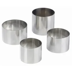 Cercle À Patisserie*MALLARD FERRIERE Cercle Individuel Inox 8 cm x H 4 cm Mallard