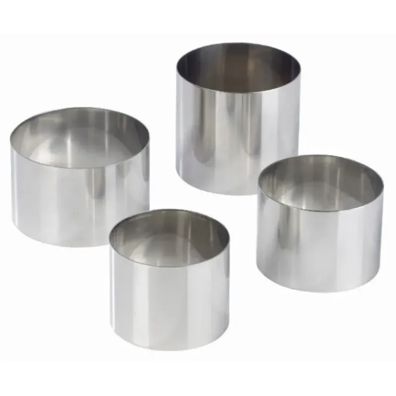 Cercle À Patisserie*MALLARD FERRIERE Cercle Individuel Inox 6,5 cm x H 3 cm Mallard