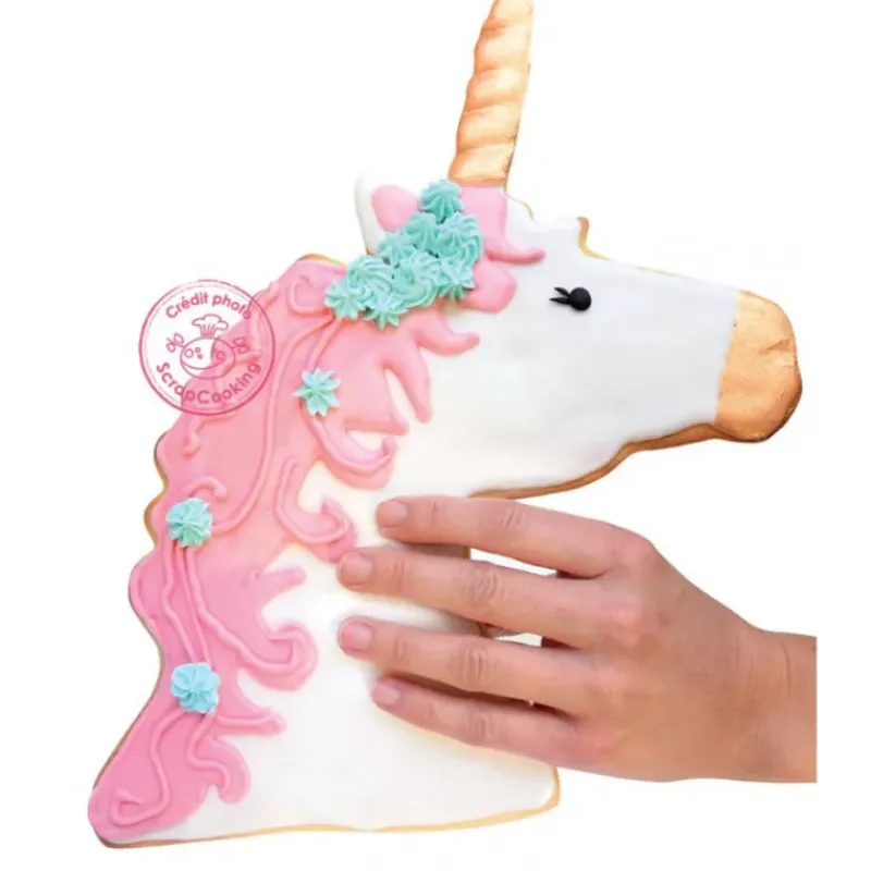 Couscoussier|Cercle À Patisserie*SCRAPCOOKING Cercle Inox Licorne XXL 29 x 26 cm