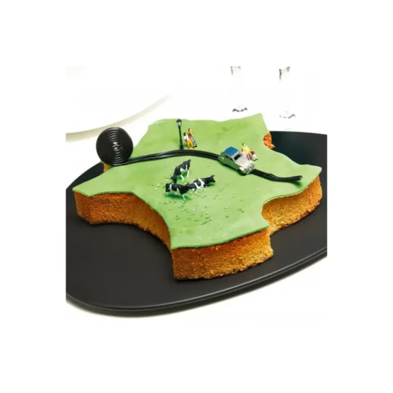 Cercle À Patisserie*GOBEL Cercle Inox Pays France 40 x 38 cm x H 4,5 cm