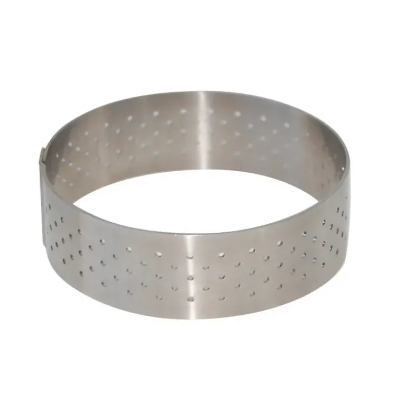 Cercle À Patisserie*DE BUYER Cercle perforé Ø 20,5 cm de L'école Valrhona par