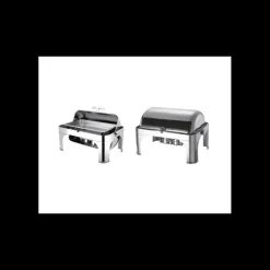 Buffet Self Service*GAFIHC Chaffing Dish avec Couvercle Rotatif Roll Top pour Bac GN1/1