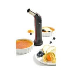 Chalumeau De Cuisine*MASTRAD Chalumeau à Gaz rechargeable 22 ml Noir mat